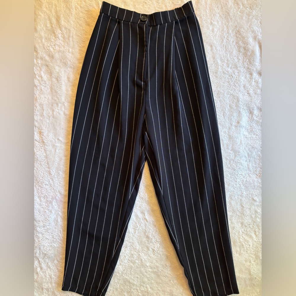 H&M pinstripe casual pants